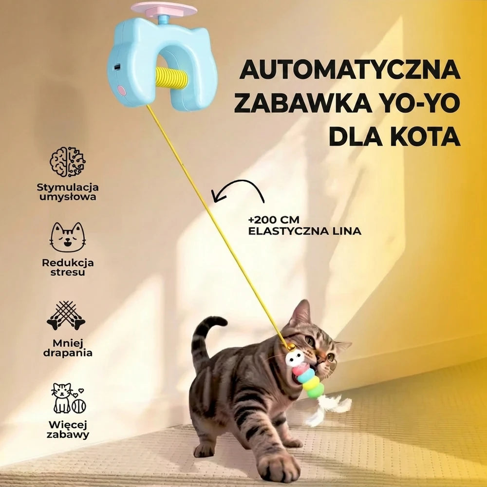 Automatyczna Zabawka Elastyczna Dla Kota