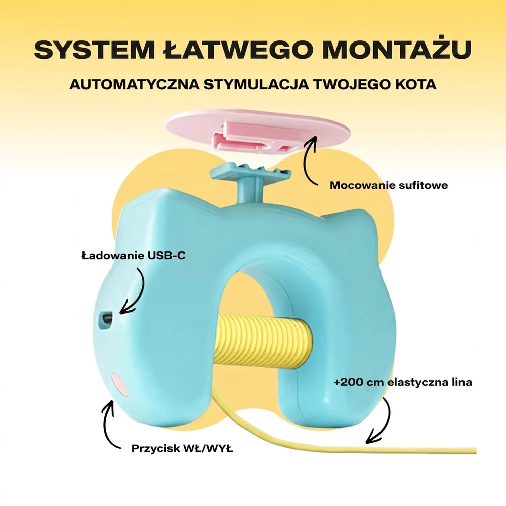 Automatyczna Zabawka Elastyczna Dla Kota